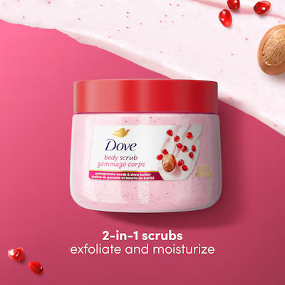 Dove, Body Scrub, Pomegranate Seeds & Shea Butter