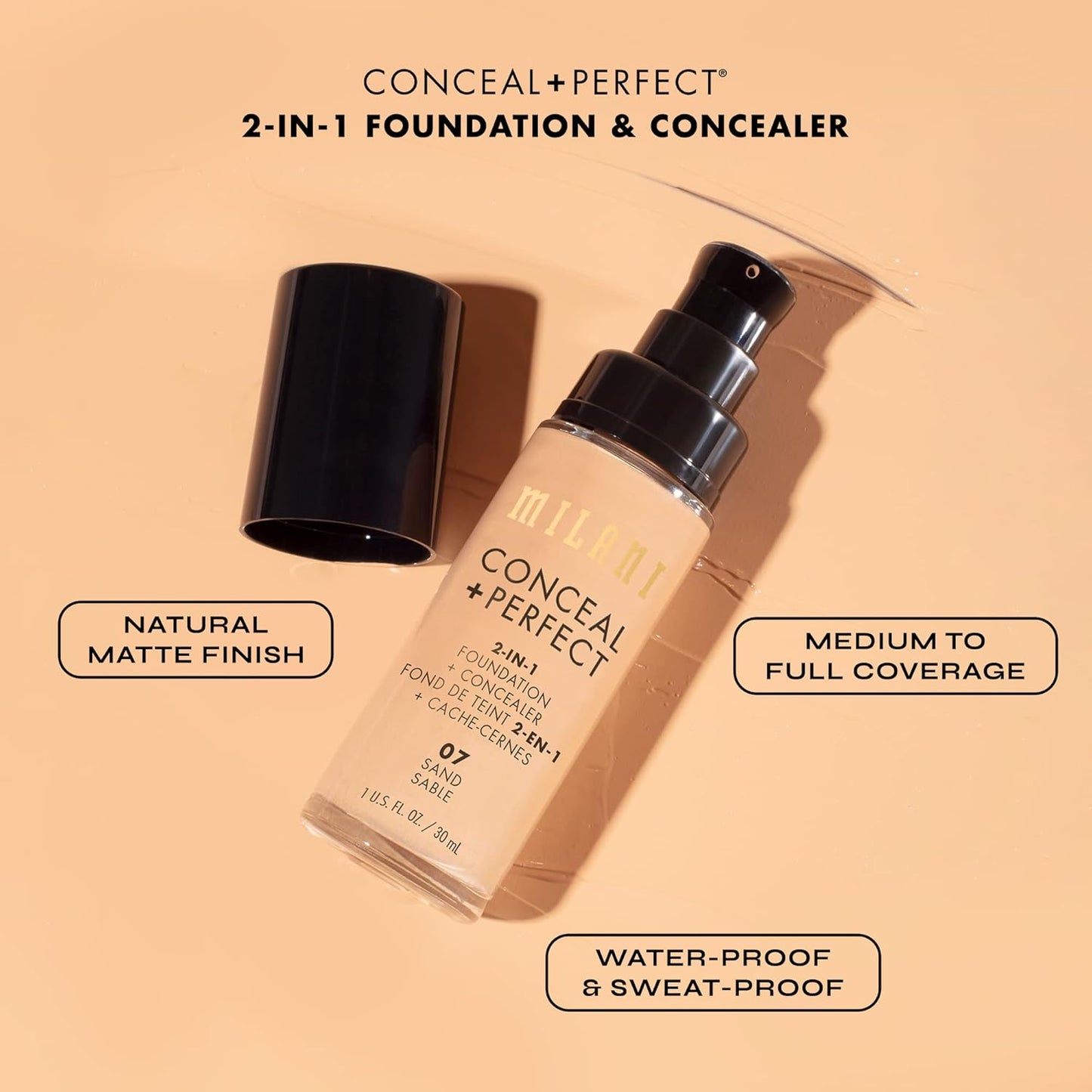 Milani Conceal + Perfect 2 in 1 Foundation + Concealer