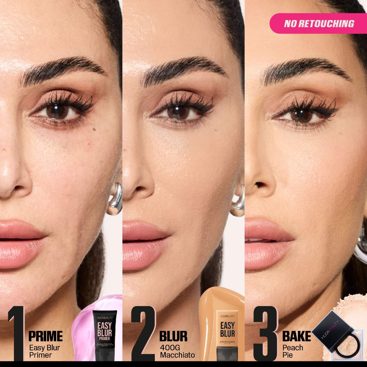 HUDA Beauty Easy Blur Natural Airbrush Foundation