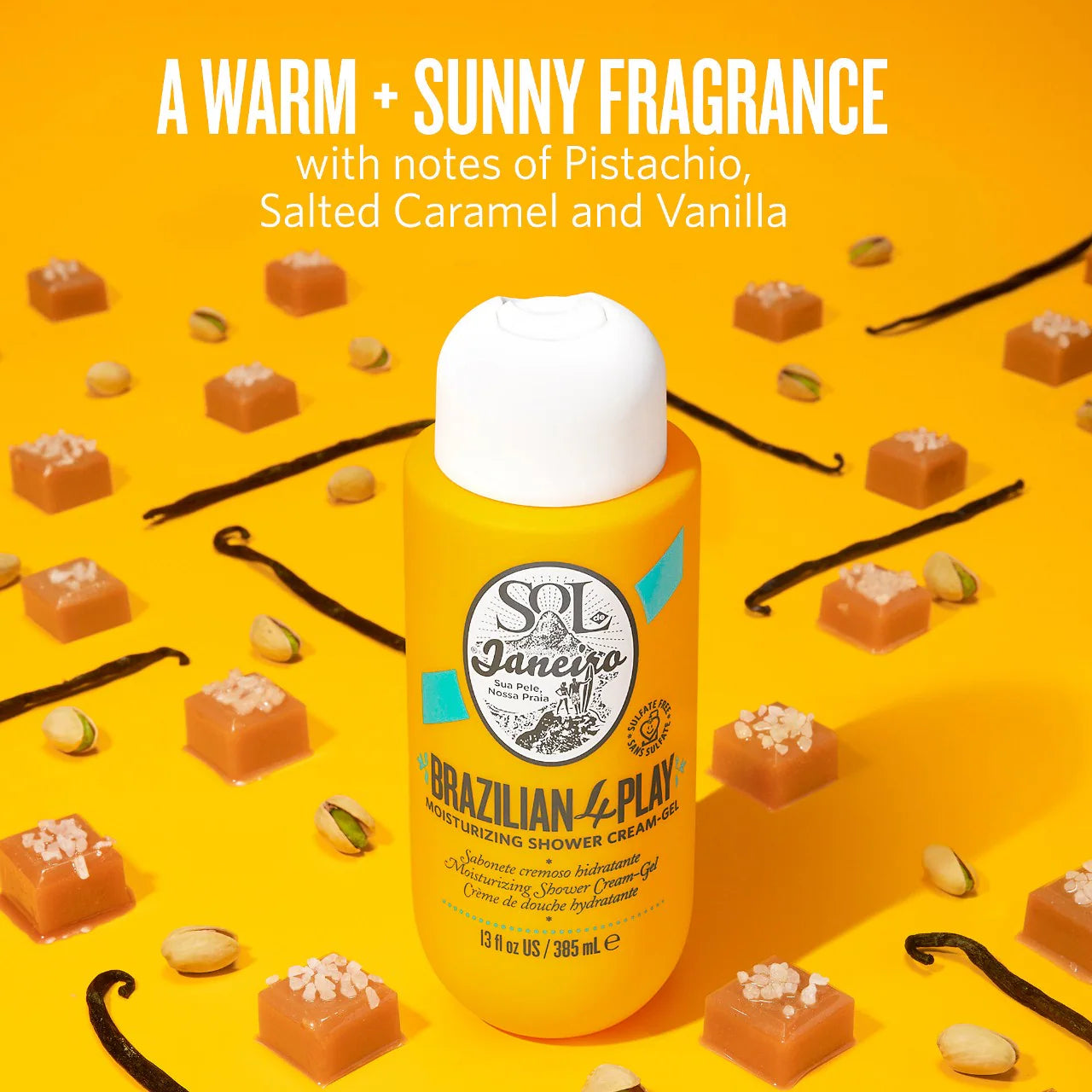 Sol de Janeiro Brazilian Play Moisturizing Shower Cream-Gel