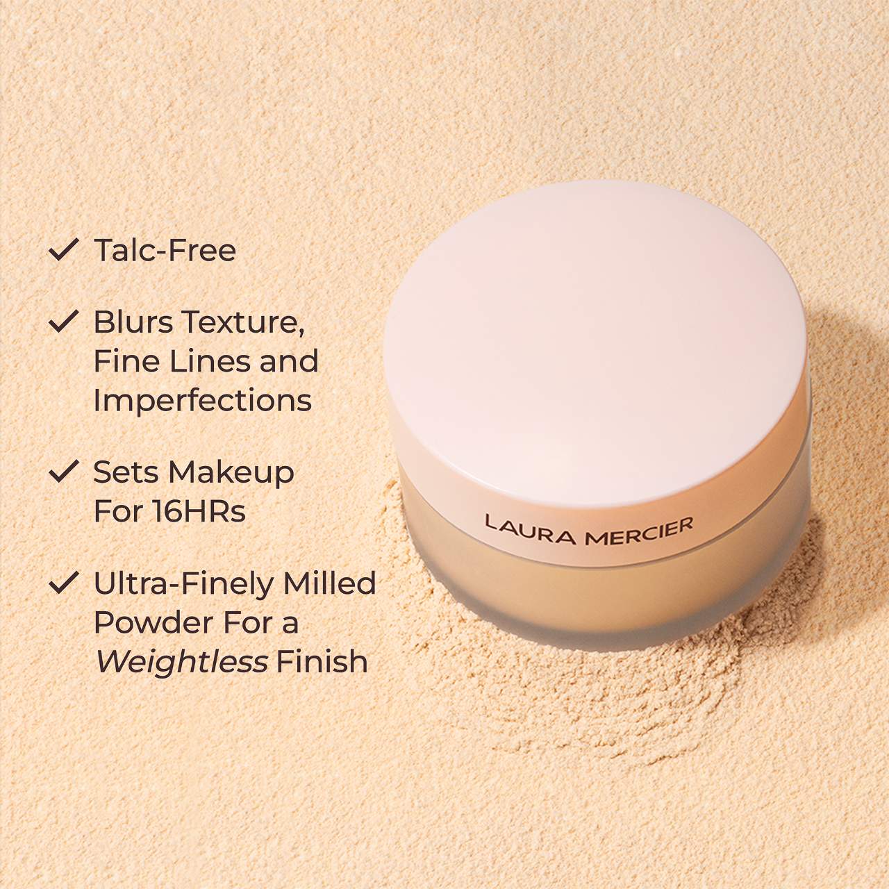 Laura Mercier Mini Ultra-Blur Talc-Free Longwearing Translucent Loose Setting Powder