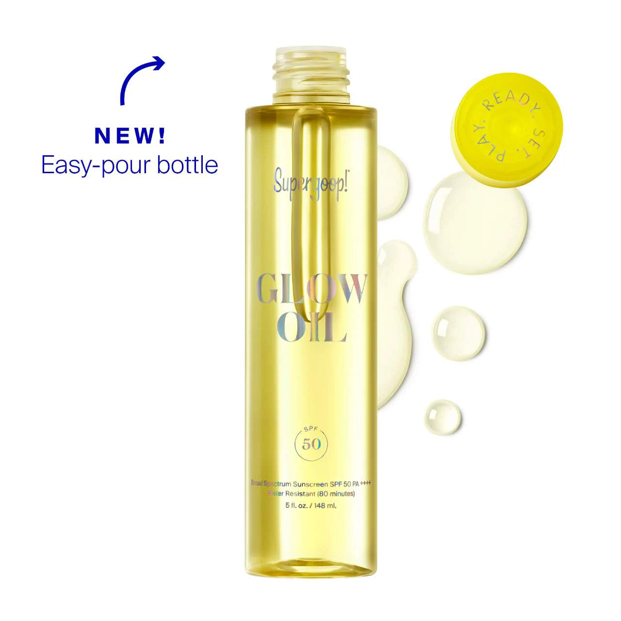 Supergoop! Glow Oil SPF 50 Dry Body Oil Sunscreen