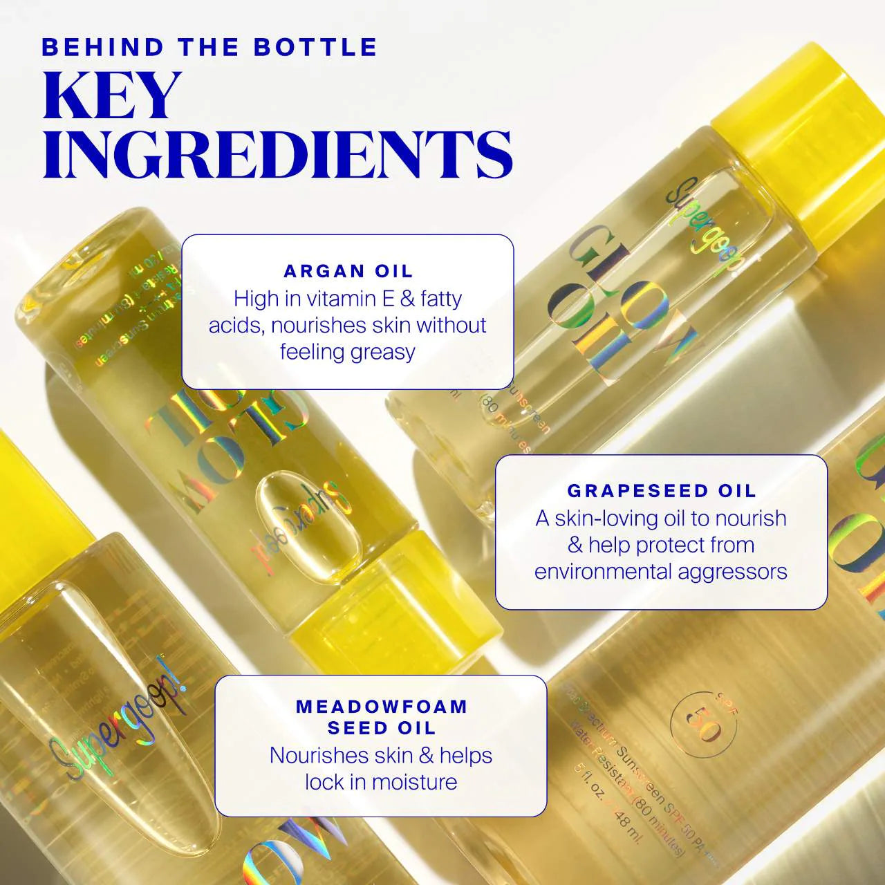 Supergoop! Glow Oil SPF 50 Dry Body Oil Sunscreen