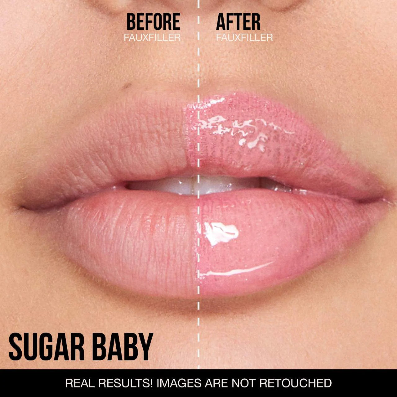 Huda Beauty Mini Faux Filler Shiny Non-Sticky Lip Gloss