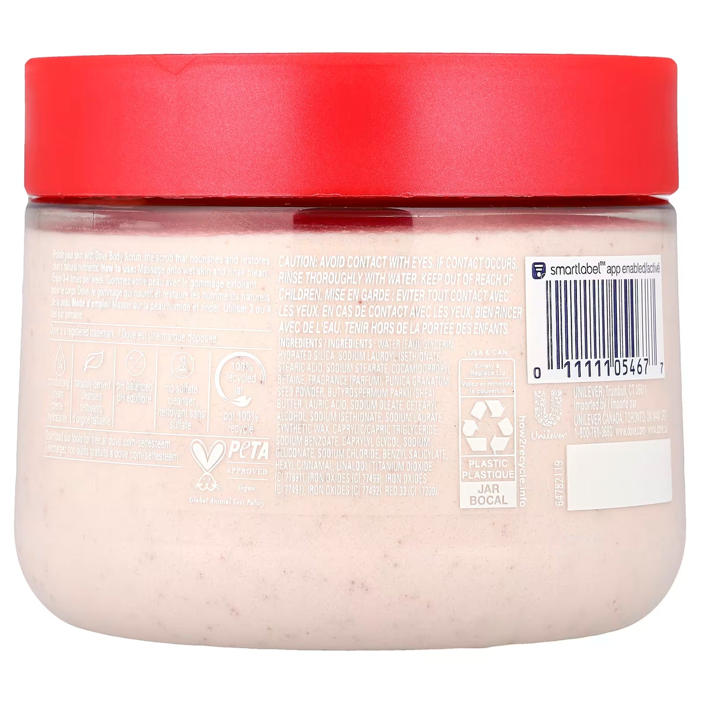 Dove, Body Scrub, Pomegranate Seeds & Shea Butter