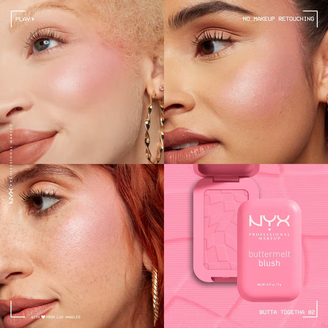 NYX Professional Makeup Buttermelt Pressed Powder Blush