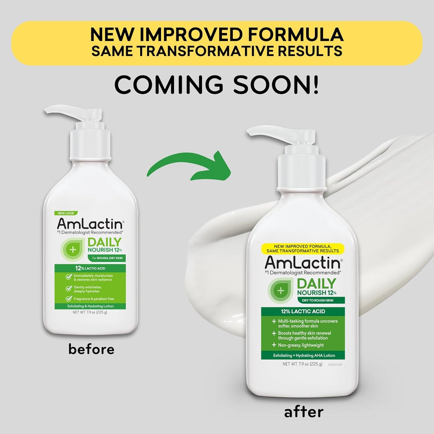 AmLactin Daily Nourish Lotion with 12% Lactic Acid AHA