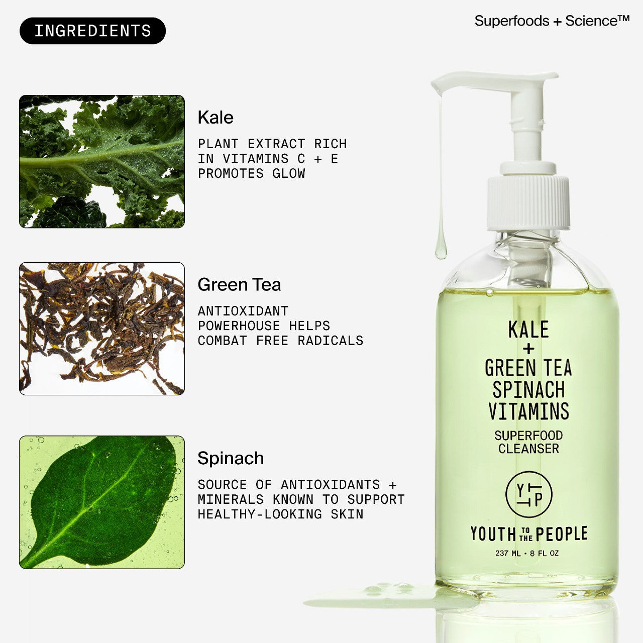 Youth To The People Mini Superfood Gentle Antioxidant Cleanser