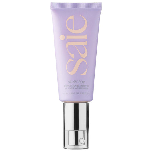 Saie Sunvisor Radiant Moisturizing Face Sunscreen SPF 35