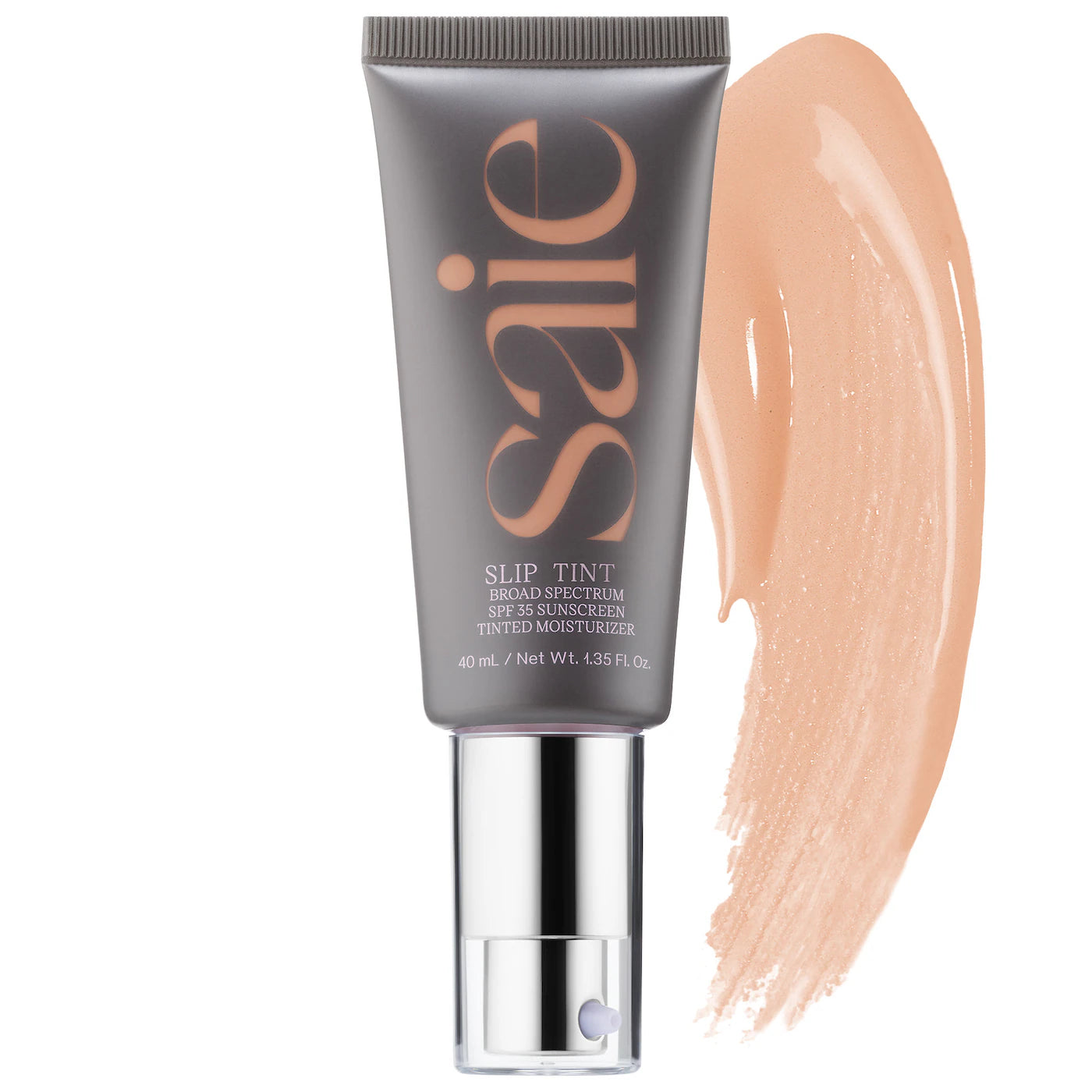 Saie Slip Tint – Lightweight Tinted Moisturizer with Mineral Zinc SPF 35 and Hyaluronic Acid