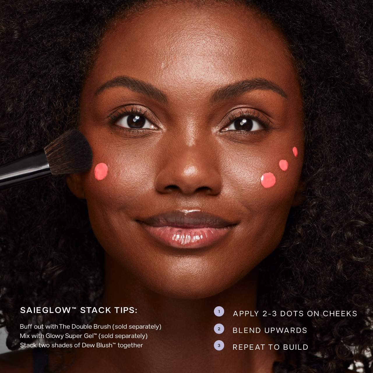 Saie Mini Dew Blush Liquid Cream Blush