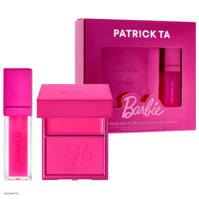 PATRICK TA Patrick Ta x Barbie™ Blush Duo and Lip Plumper Set