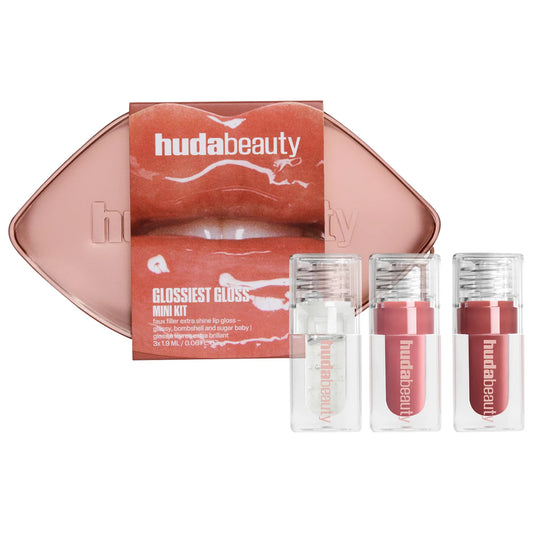 Huda Beauty Mini Faux Filler Shiny Non-Sticky Lip Gloss