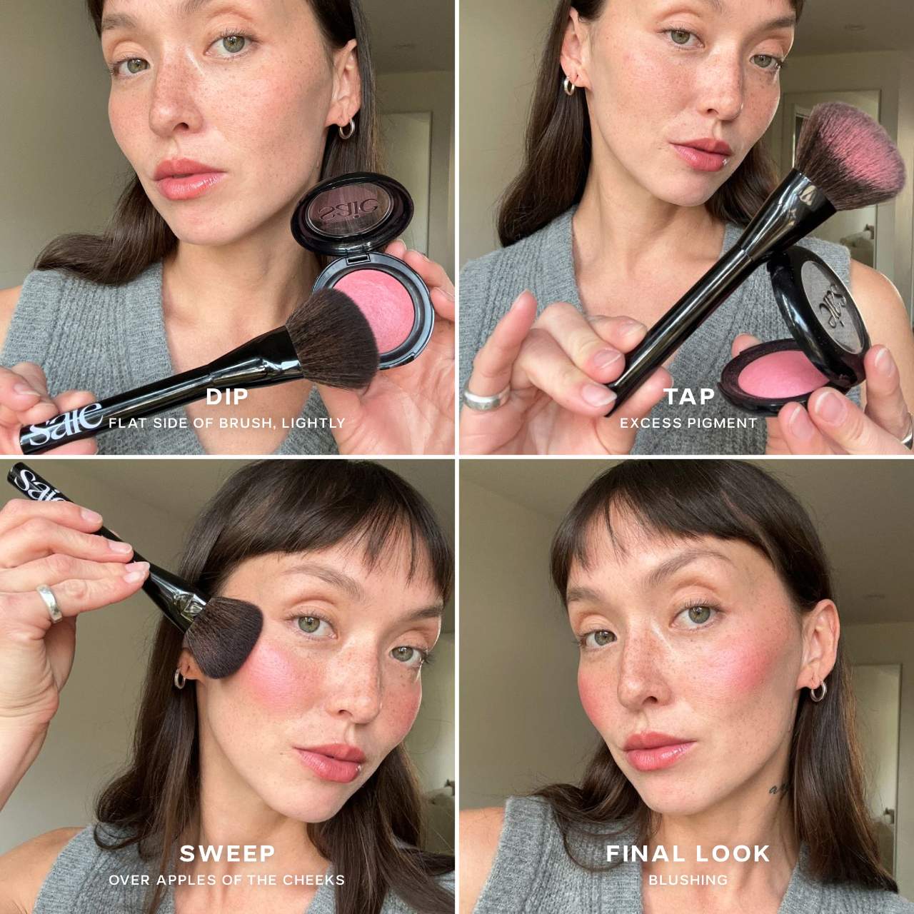 Saie SuperSuede™ Talc-Free Powder Blush