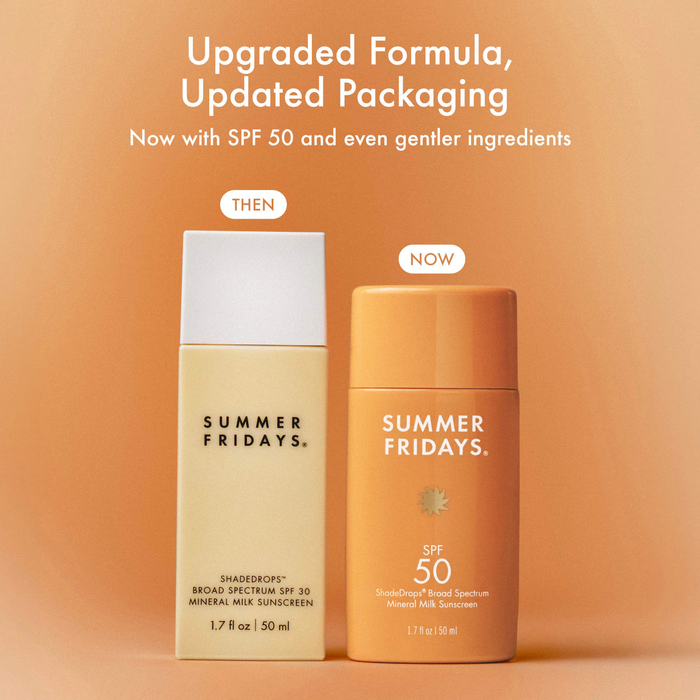 Summer Fridays  ShadeDrops Broad Spectrum SPF 50 Daily Mineral Milk Sunscreen