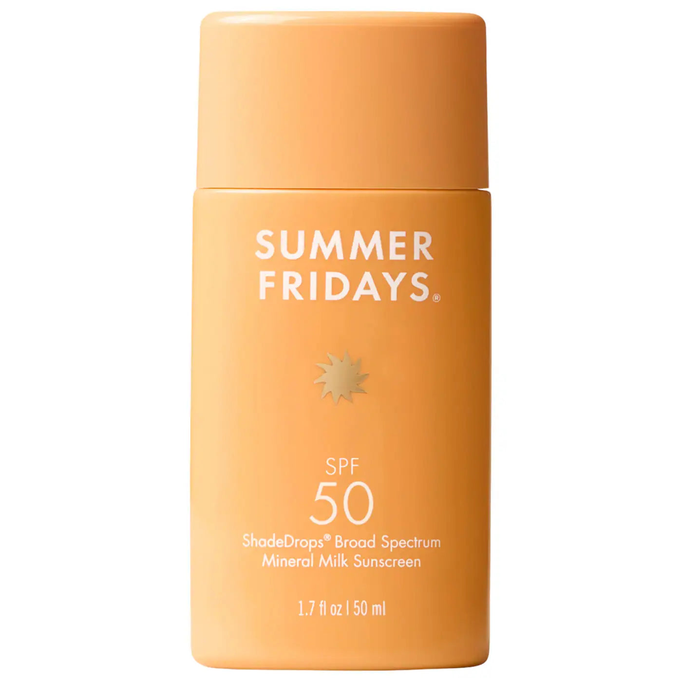 Summer Fridays  ShadeDrops Broad Spectrum SPF 50 Daily Mineral Milk Sunscreen