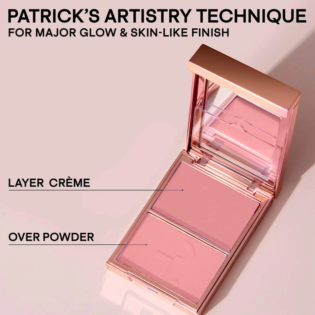 Patrick Ta Major Headlines Double-Take Crème & Powder Blush Duo