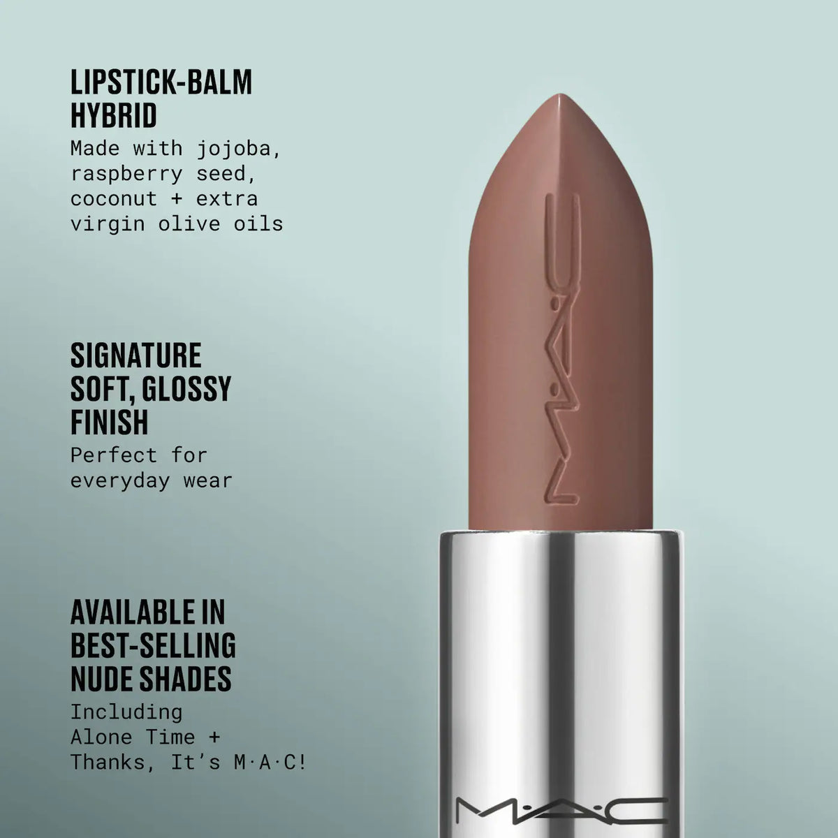MAC Cosmetics Lustreglass Sheer-Shine Hydrating 8HR Lipstick